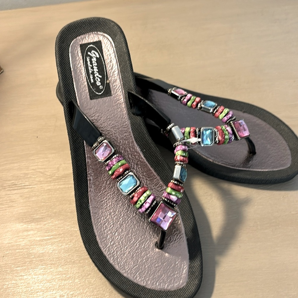New Grandco Beaded Sandals